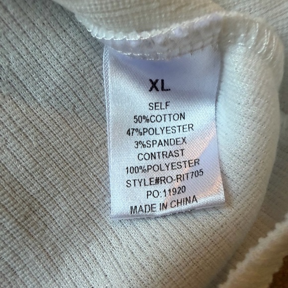 Roolee White Top with Floral Sleeve - Picture 3 of 3